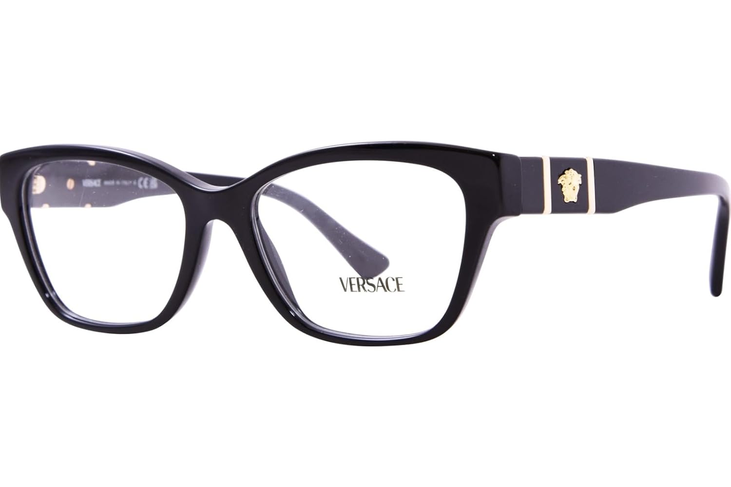 ゆりかページ Versace Eyeglasses VE 3334 GB1 Black at Amazon Women's